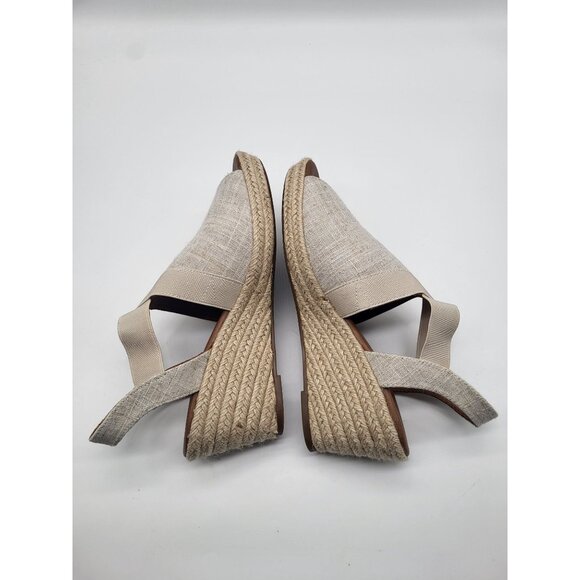 SONOMA Vitalize Ortholite Women's SZ 8.5 Wedge Sandal Chorale Tan - Picture 5 of 10